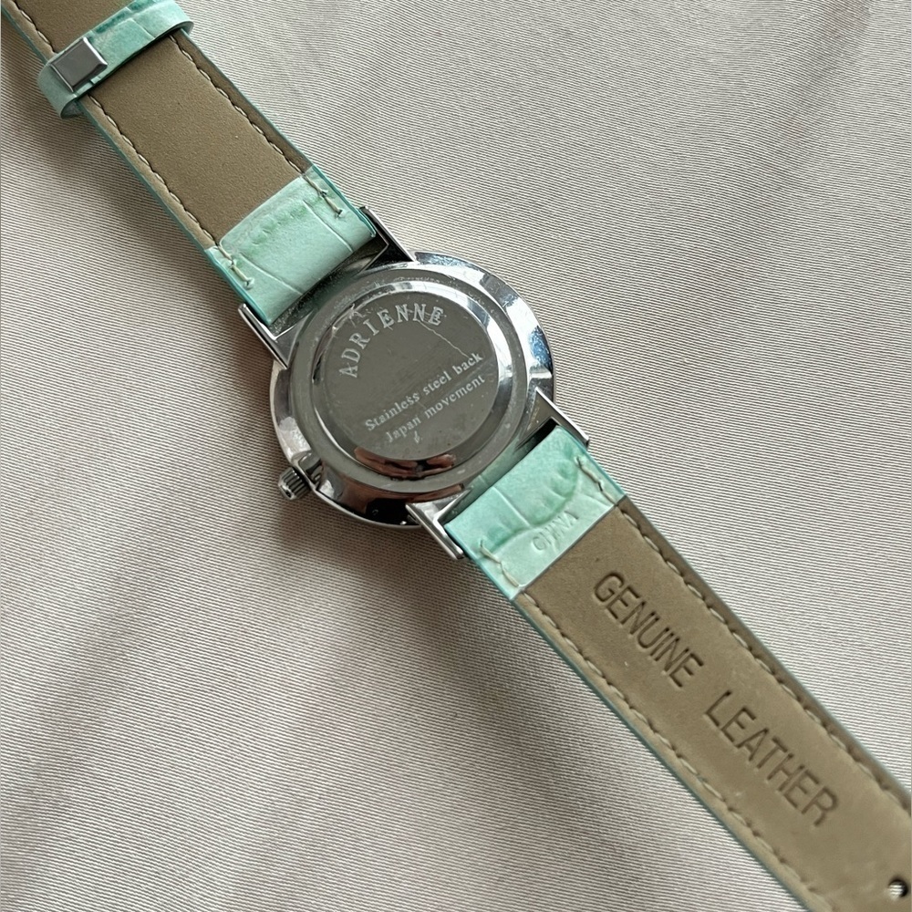 Adrienne Crystal Quartz Wrist Watch Turquoise - Picture 3 of 8